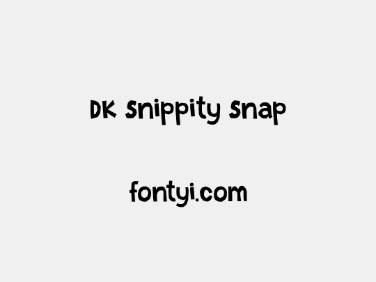 DK Snippity Snap