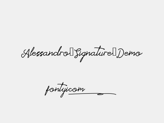 Alessandro_Signature_Demo