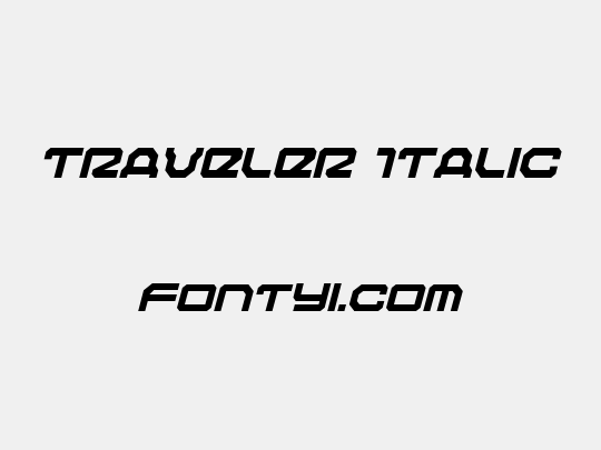 Traveler Italic