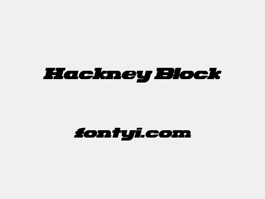 Hackney Block