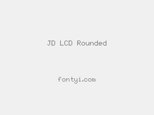 JD LCD Rounded