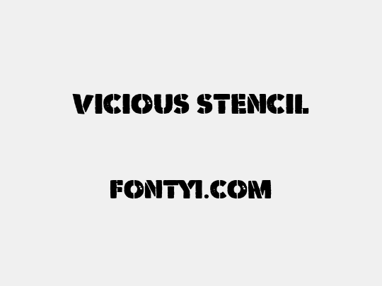 Vicious Stencil