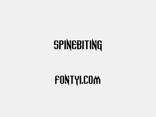 Spinebiting