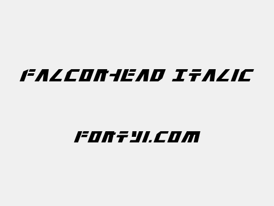 Falconhead Italic