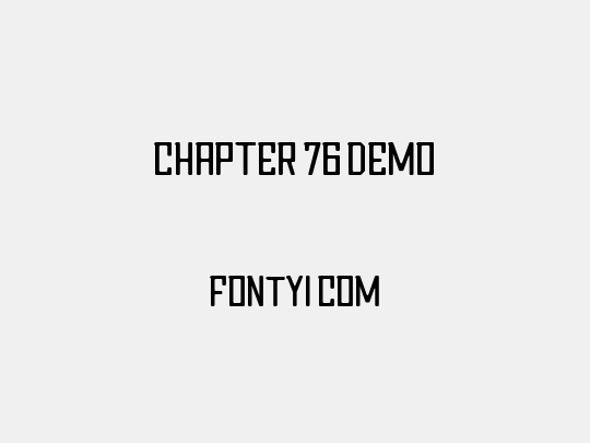 Chapter 76 Demo