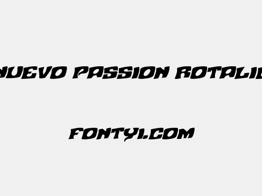 Nuevo Passion Rotalic