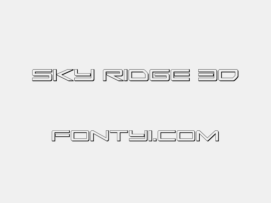 Sky Ridge 3D
