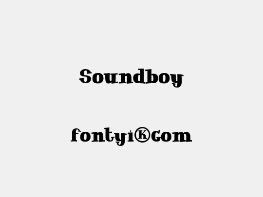 Soundboy