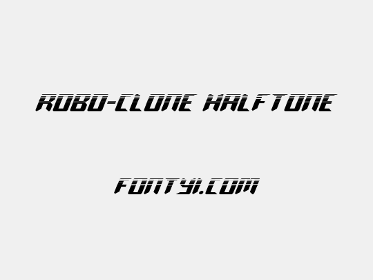 Robo-Clone Halftone