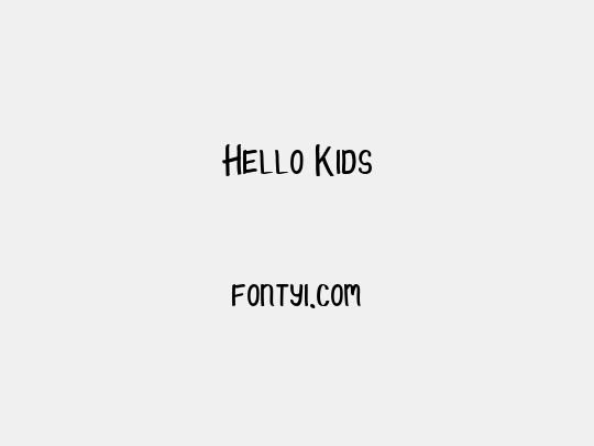 Hello Kids