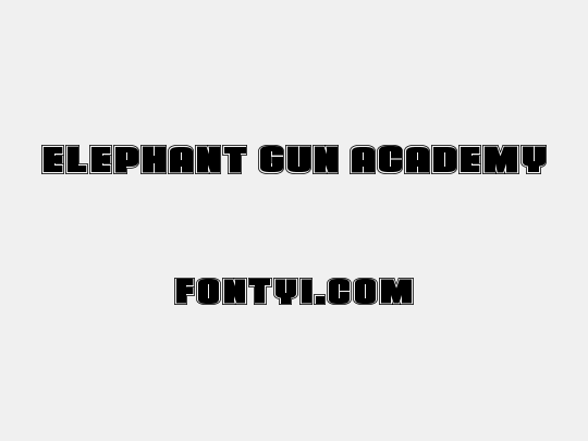 Elephant Gun Academy