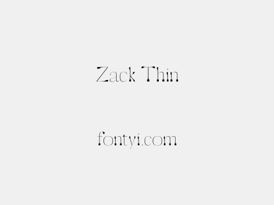 Zack Thin