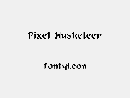 Pixel Musketeer