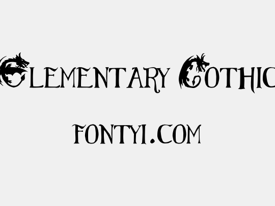 Elementary Gothic