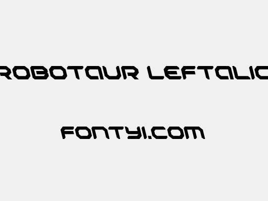 Robotaur Leftalic
