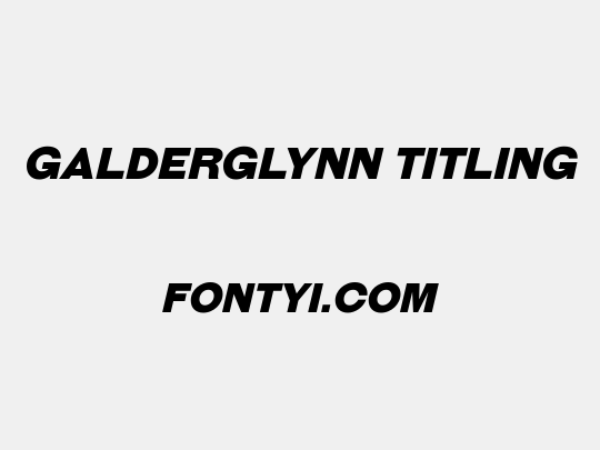 Galderglynn Titling