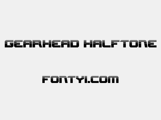 Gearhead Halftone