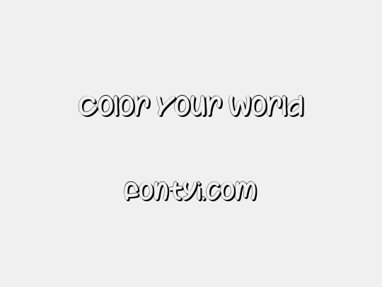 Color Your World