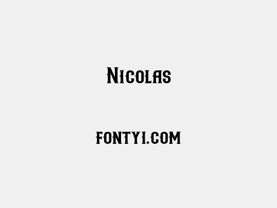 Nicolas