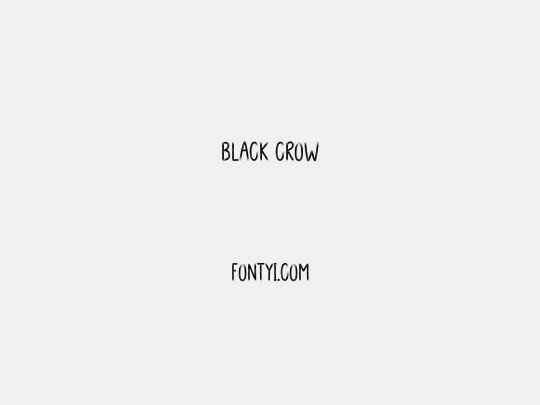 BLACK CROW