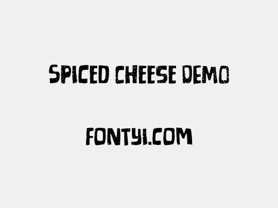 Spiced Cheese DEMO