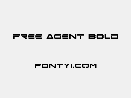 Free Agent Bold