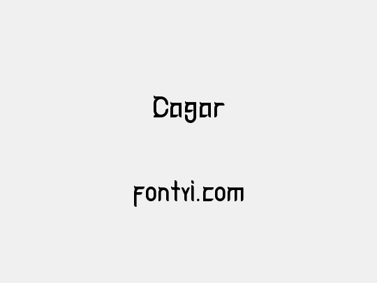 Cagar