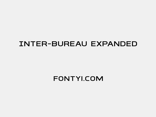Inter-Bureau Expanded