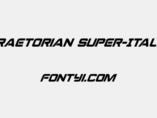 Praetorian Super-Italic