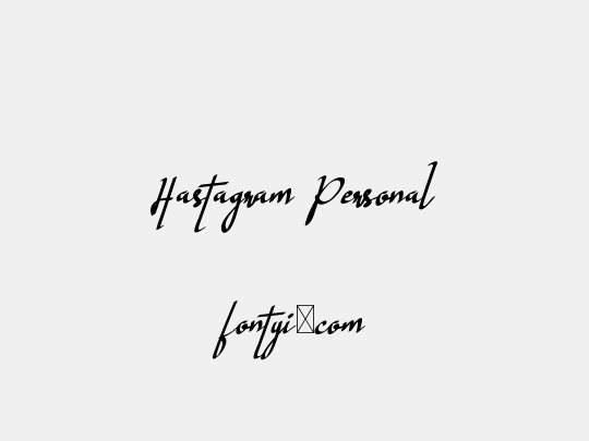 Hastagram Personal