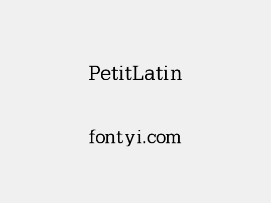 PetitLatin