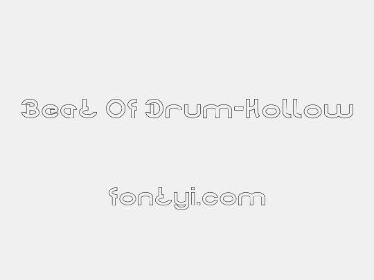 Beat Of Drum-Hollow