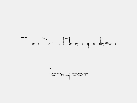The New Metropolitan