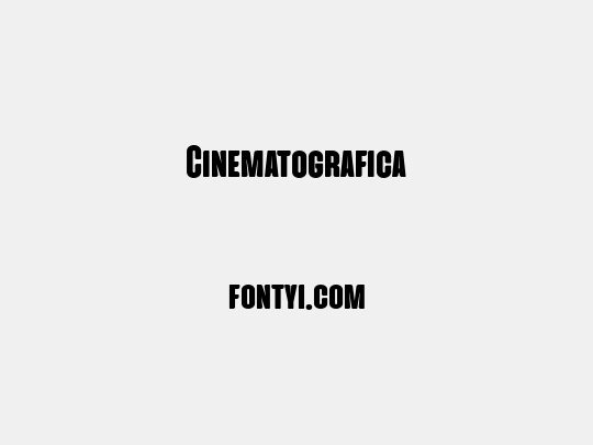 Cinematografica