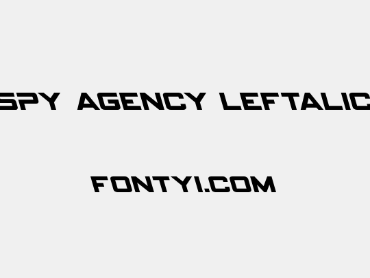 Spy Agency Leftalic
