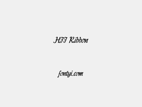 HFF Ribbon
