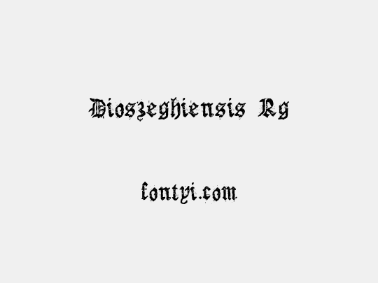 Dioszeghiensis Rg