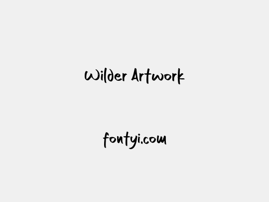 Wilder Artwork
