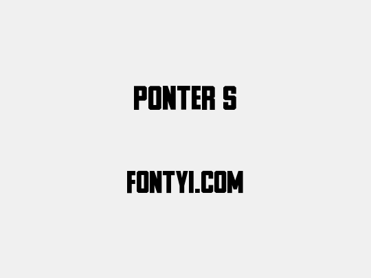 Ponter S