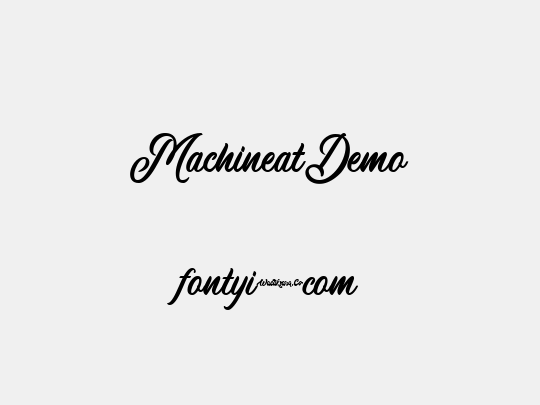 MachineatDemo