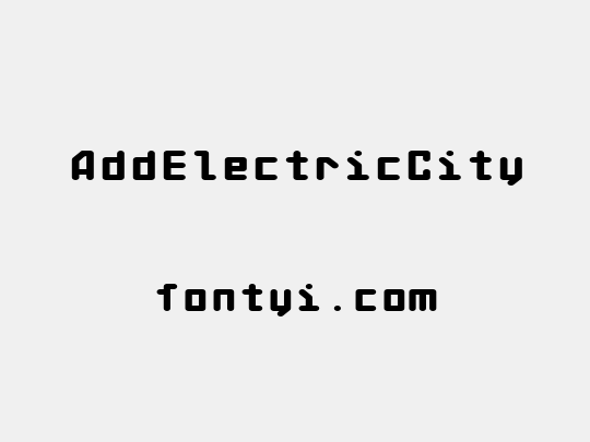 AddElectricCity