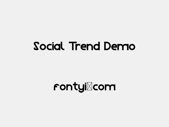 Social Trend Demo
