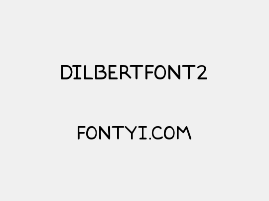 DILBERTFONT2
