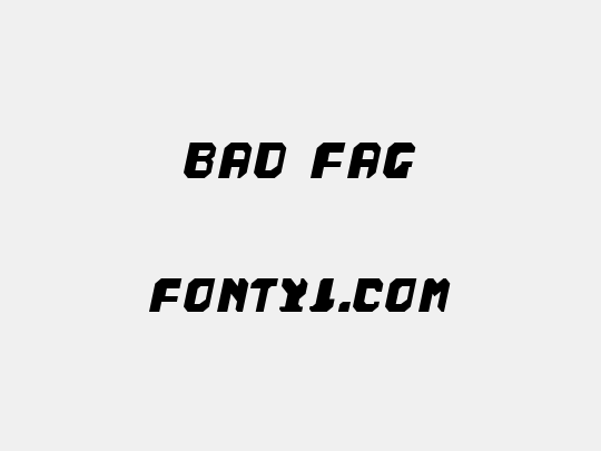 bad fag