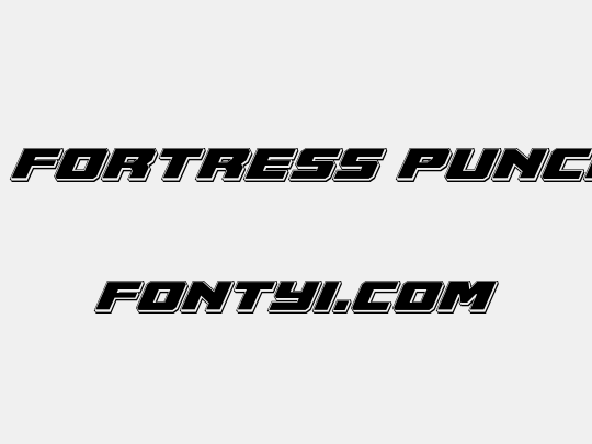 Cruiser Fortress Punch Italic