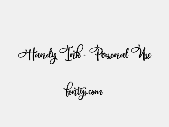Handy Ink - Personal Use