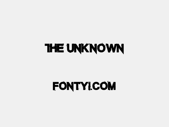 The Unknown