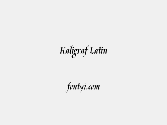 Kaligraf Latin