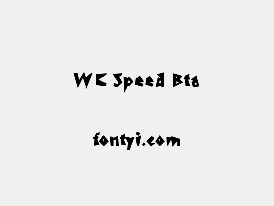 WC Speed Bta