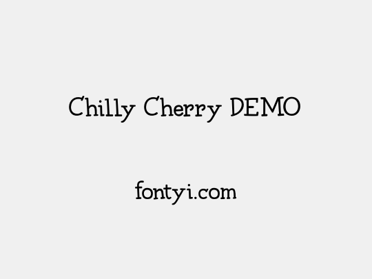 Chilly Cherry DEMO